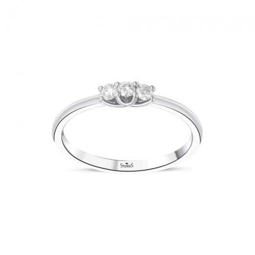 0,14 ct. Diamantring